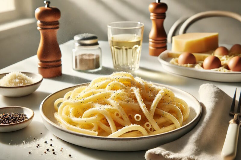 Bucatini Cacio e Pepe – Das Originalrezept aus Rom