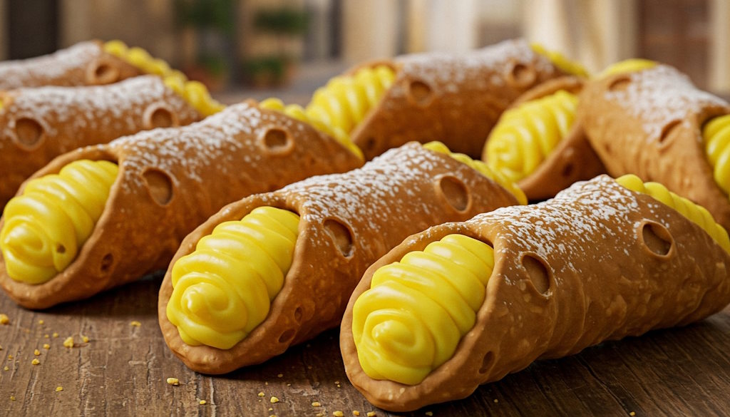 Cannoli siciliani al limone