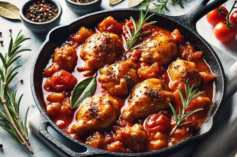 Coniglio alla Cacciatore: Hase nach Jägerart (Originalrezept)