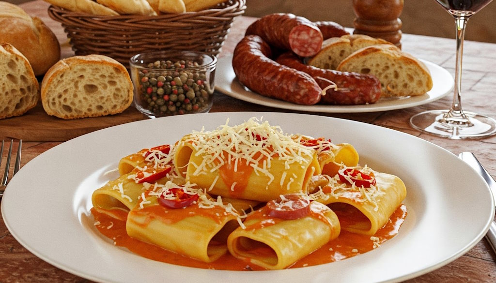 Pasta alla Lupara mit Salsiccia