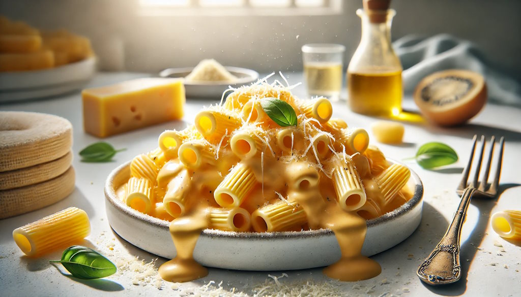 Maccheroni mit Käsesauce