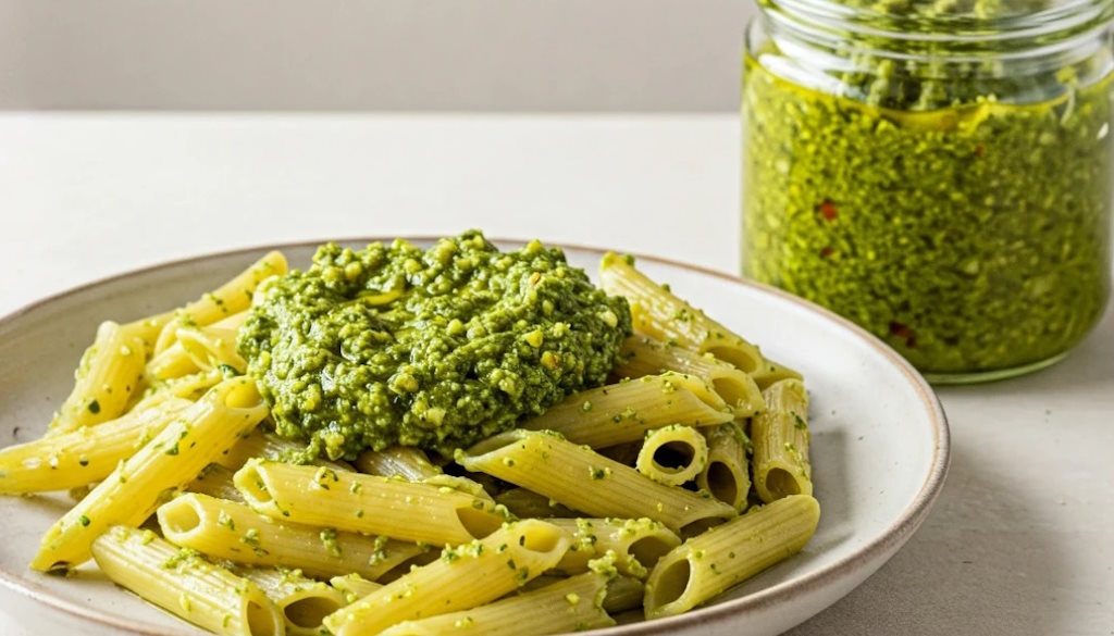 Pesto di Pistacchio mit Penne