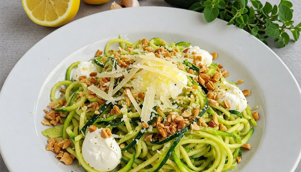 Spaghettoni Salentini mit Robiola-Käse