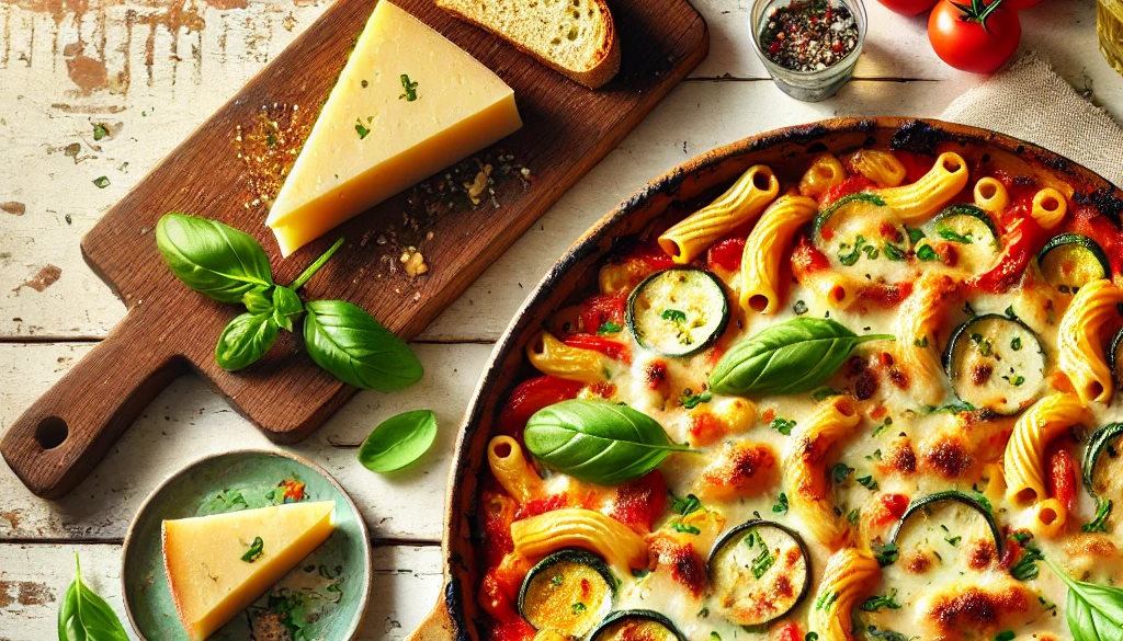 Vegetarischer Makkaroni-Auflauf