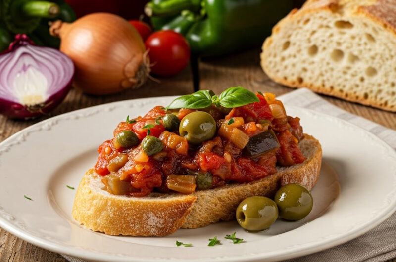Sizilianische Caponata – Das klassische Auberginen-Schmorgericht
