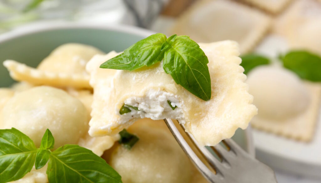 Die besten Ravioli Füllungen aufgelistet - Ricotta mit Spinat Füllung