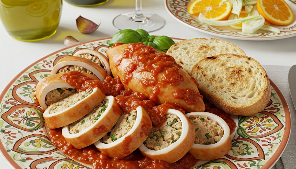 Gefüllter Tintenfisch Sizilianischer Art – das originale Rezept