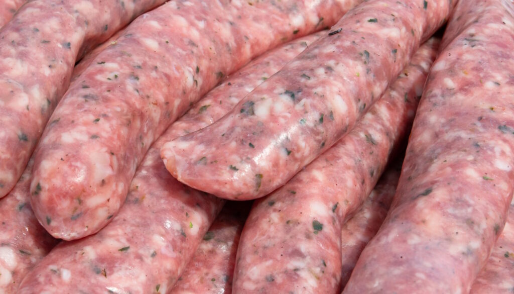 die originale Salsiccia aus Italien roh