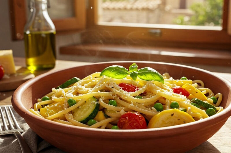 Linguine Primavera – Originales Rezept