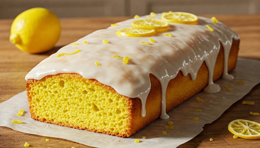 Original Pan di Limone aus Sizilien mit Glasur und Zitronenschale