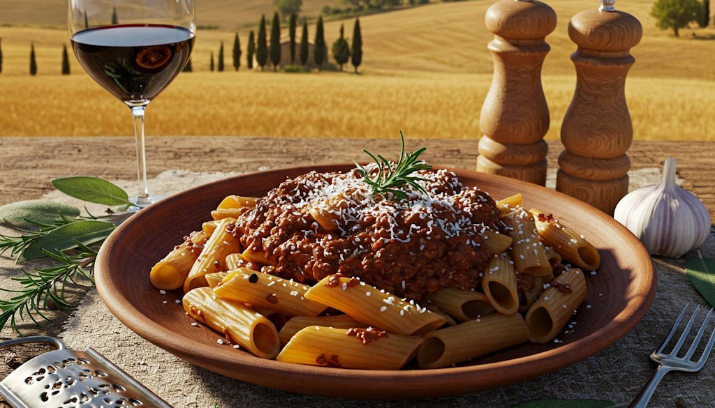 Penne alla Senese im toskanischen Herbst
