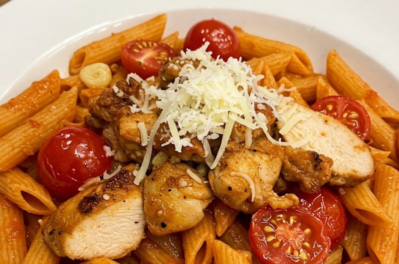 Italienische Pasta mit Hähnchen: Mediterraner Genuss aus Italien