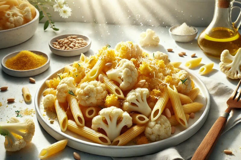Sizilianische Blumenkohl-Pasta: Pasta con i Broccoli Arriminati