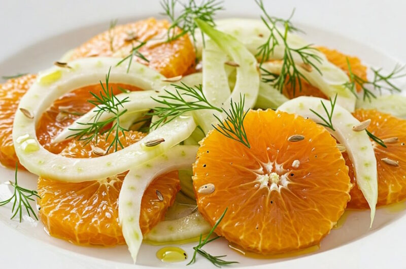 Sizilianischer Orangen Fenchel Salat (originales Rezept)