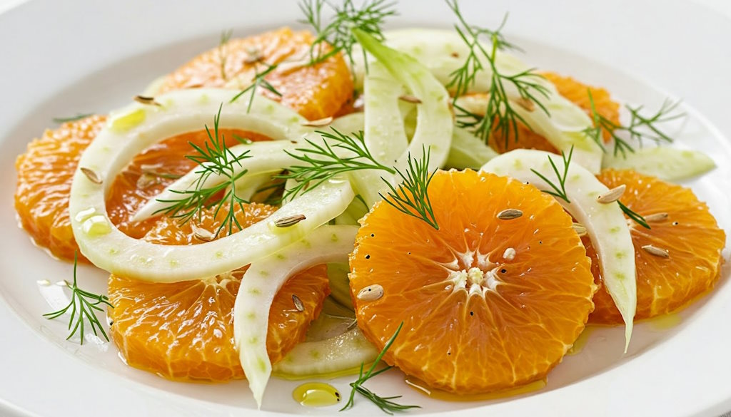 Sizilianischer Orangen Fenchel Salat