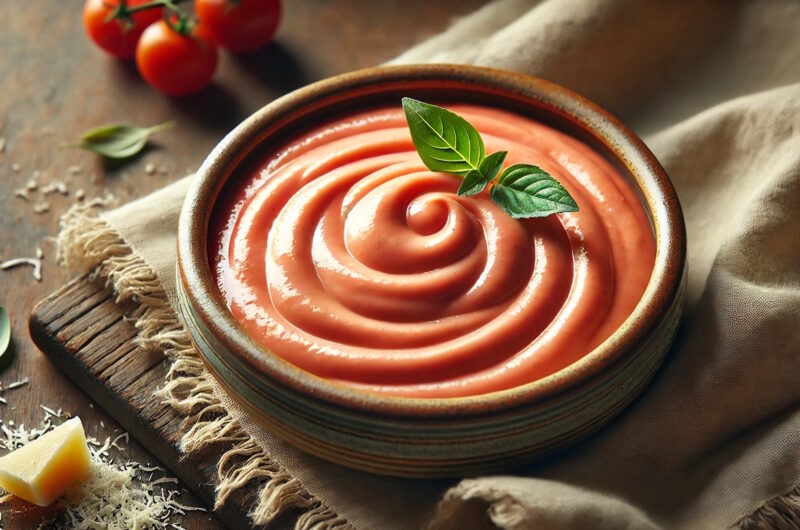 Sugo Aurora: die cremig-sahnige rosa Tomatensoße