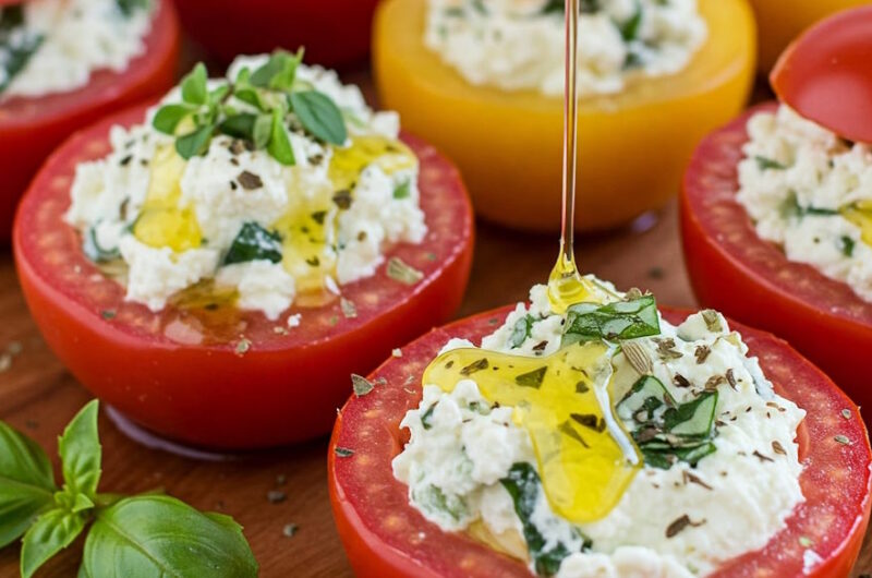 Rezept: Gefüllte Cocktail-Tomaten italienischer Art